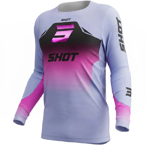Motokros oblečení - Dres SHOT AEROLITE PHASE fialový