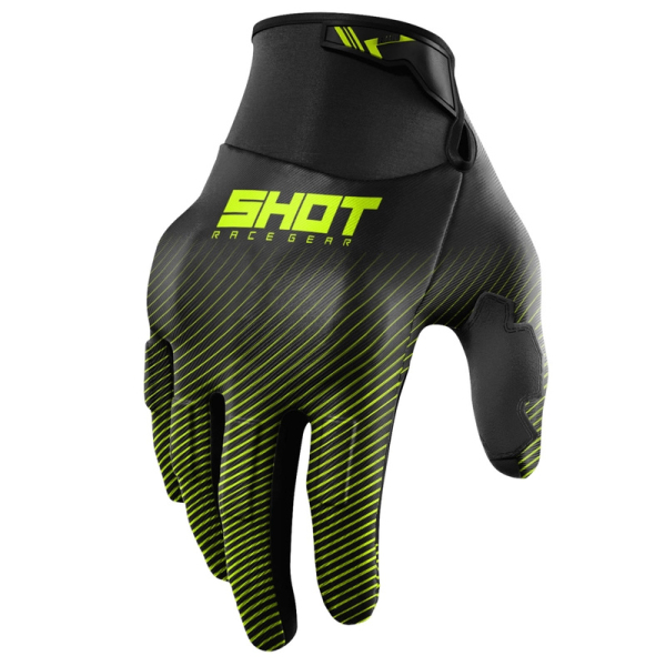 Moto oblečení - Rukavice SHOT DRIFT RIM fluo žluté