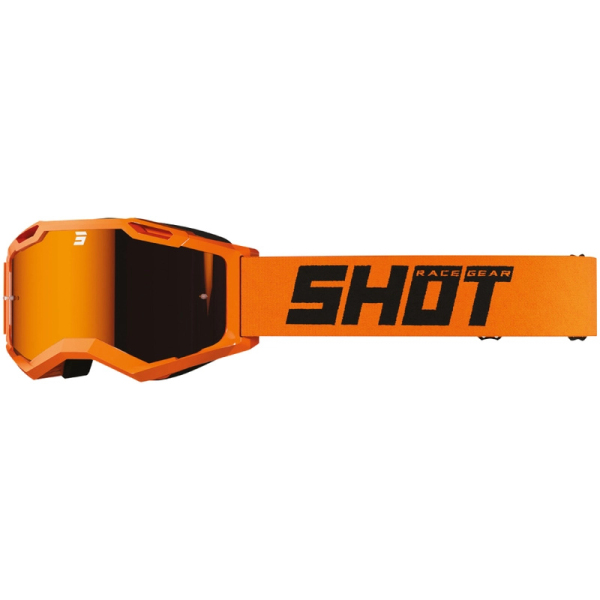 Moto oblečení - Brýle SHOT ASSAULT 2.0 SOLID oranžové s iridiovým plexi