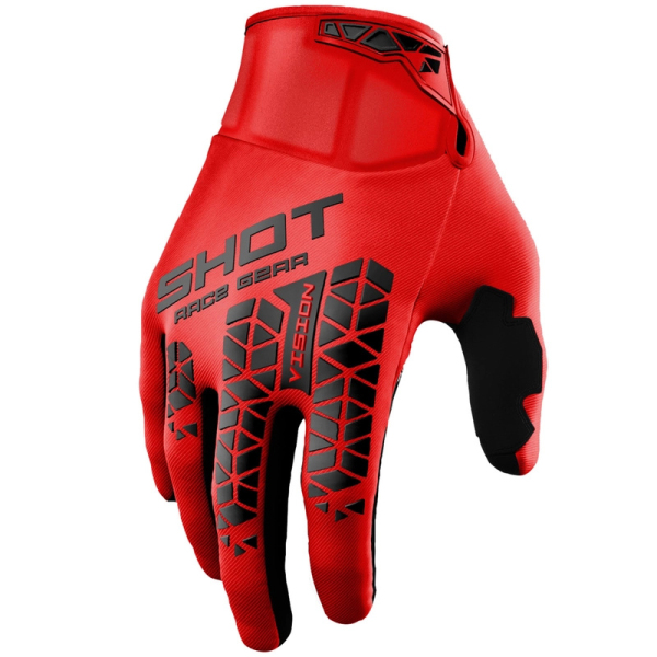 Moto oblečení - Rukavice SHOT VISION TECH červené