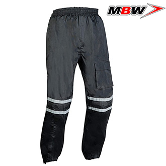 Moto oblečení - Kalhoty MBW RAIN BLACK