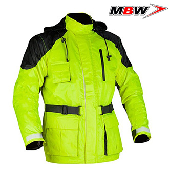 Moto oblečení - Bunda MBW RAIN GREEN