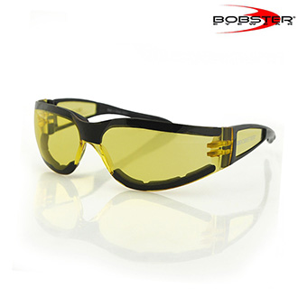 Moto oblečení - Brýle BOBSTER SUNGLASS SHIELD II Black/Yellow