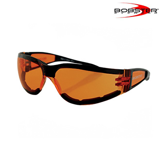 Moto oblečení - Brýle BOBSTER SUNGLASS SHIELD II Black/Amber