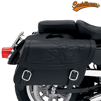 Příslušenství na motorku - Moto Brašny SADDLEMEN Highwayman Tattoo Black - Large