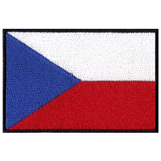 Volný čas a dárky - Nášivka vlajka Česká Republika