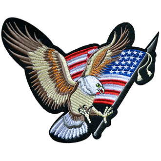 Volný čas a dárky - Nášivka American Eagle střední
