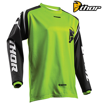 Dětské oblečení - dětský dres THOR YOUTH SECTOR LIME