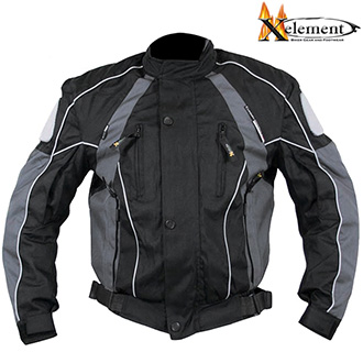 Moto oblečení - Bunda XELEMENT GRAY / BLACK TOUR