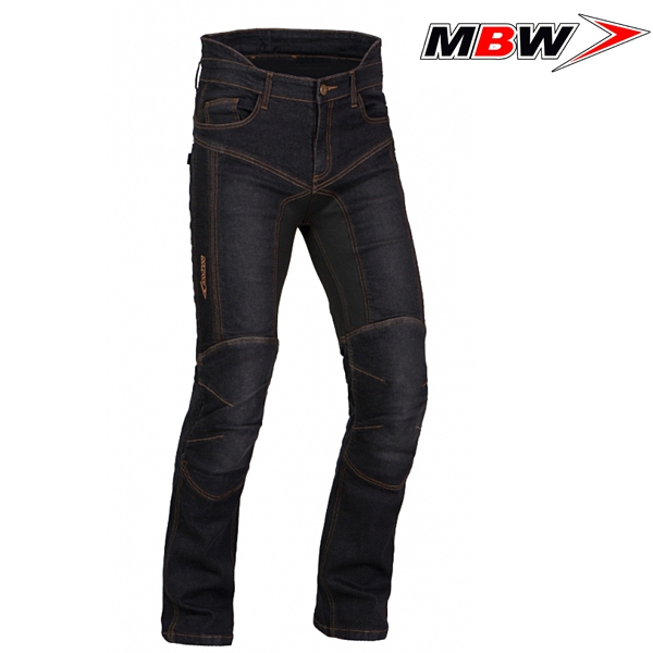 Moto oblečení - Kalhoty MBW KEVLAR DIEGO BLACK