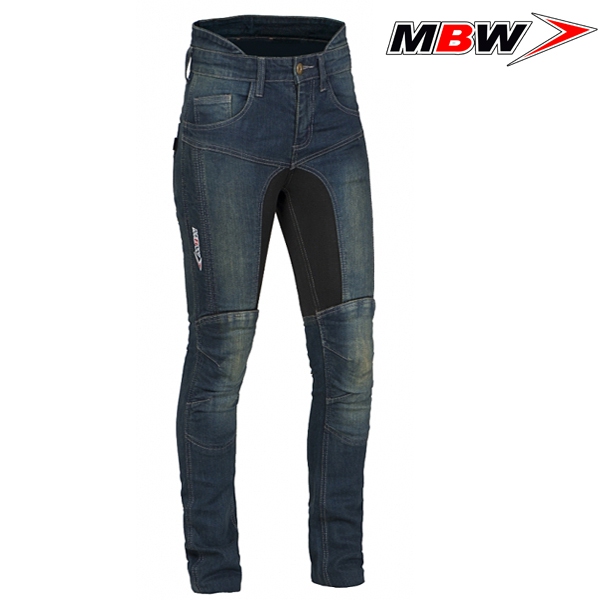 Moto oblečení - Kalhoty MBW REBEKA BLUE