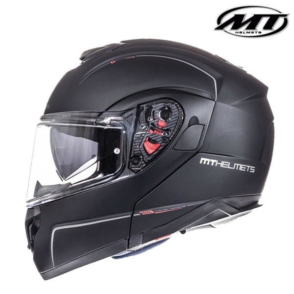 Moto oblečení - Helma MT ATOM BLACK MATT