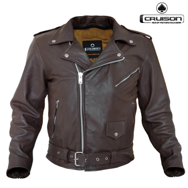 Moto oblečení - Bunda CRUISON KŘIVÁK PREMIUM BROWN