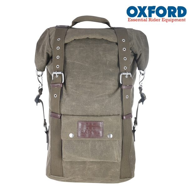 Příslušenství na motorku - Batoh OXFORD Heritage 30L - khaki