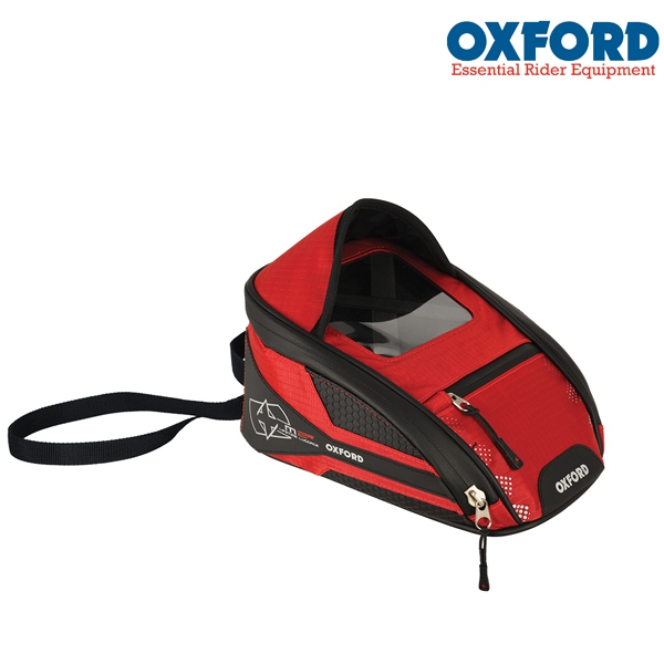 Příslušenství na motorku - TankBag OXFORD M2R - červený