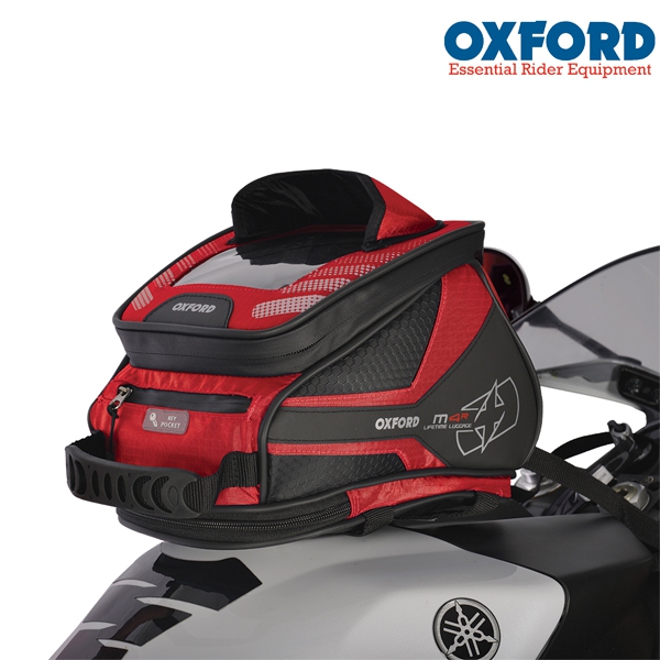 Příslušenství na motorku - TankBag OXFORD M4R - červený