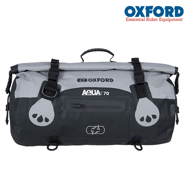 Příslušenství na motorku - TailPack OXFORD AQUA T70 - šedá/černá