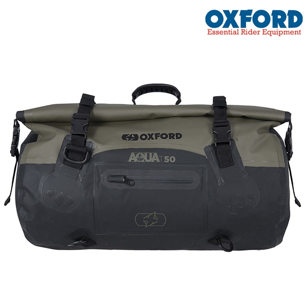 Příslušenství na motorku - TailPack OXFORD AQUA T50 - khaki/černá