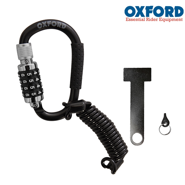 Příslušenství na motorku - Zámek na přilby OXFORD Lid Lock
