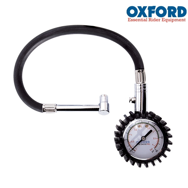 Příslušenství na motorku - Pneuměřič tlaku OXFORD Tyre Gauge Pro - analogový