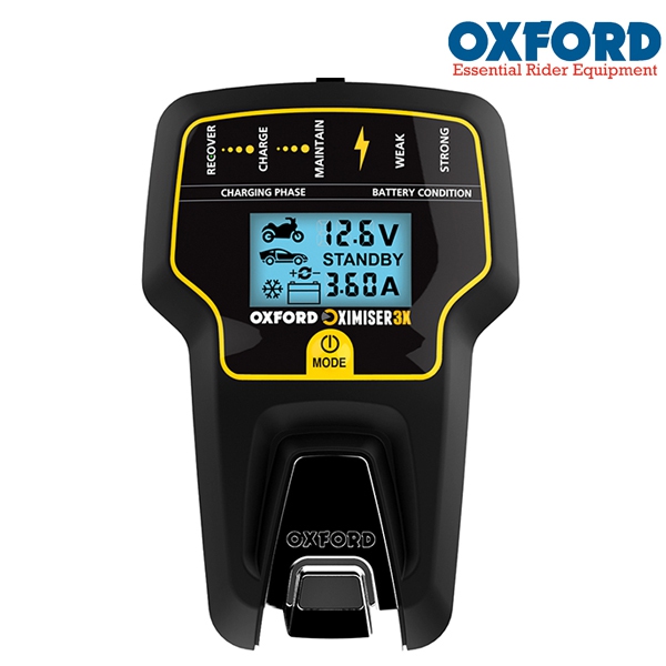 Náplně a údržba - Nabíječka OXFORD Oximiser 3X (12V/0.6-3.6A/125AH)