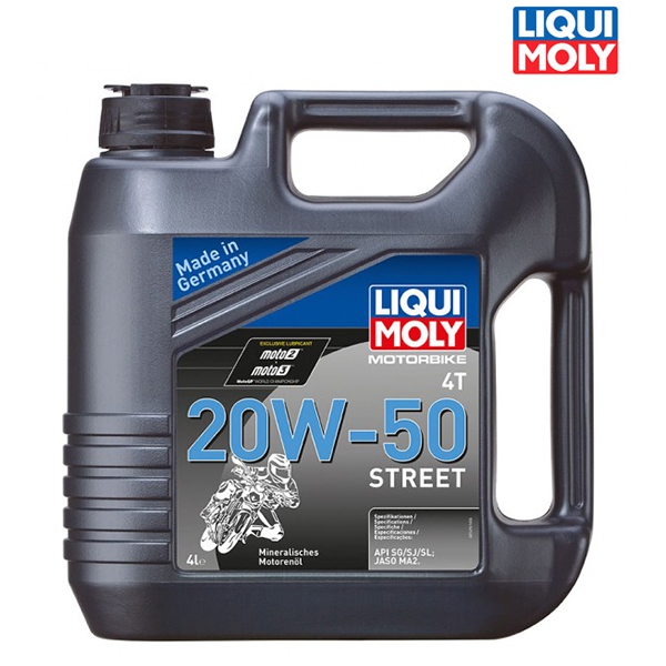 Náplně a údržba - Motorový olej MOTORBIKE 4T 20W-50 STREET - 4L