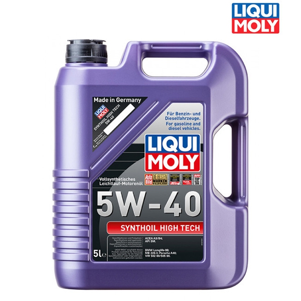 Náplně a údržba - Motorový olej SYNTHOIL 4T 5W-40 HIGH TECH - 5L