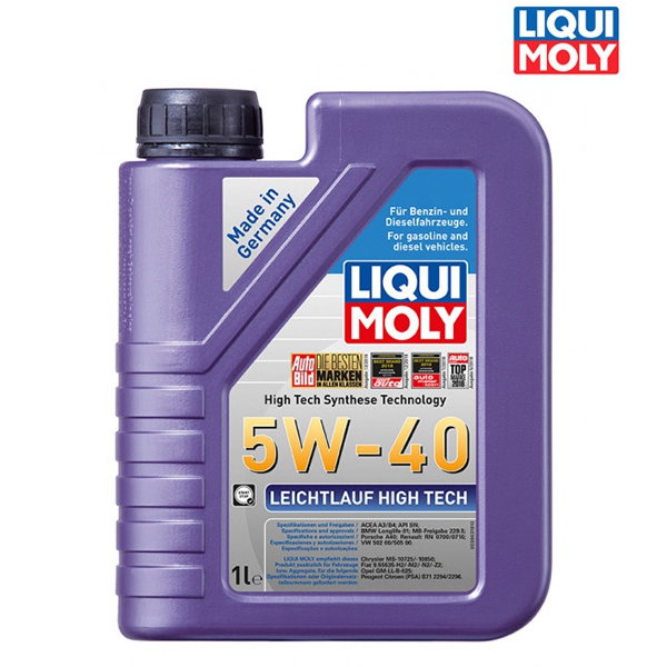 Náplně a údržba - Motorový olej 4T 5W-40 LEICHTLAUF HIGH TECH - 1L