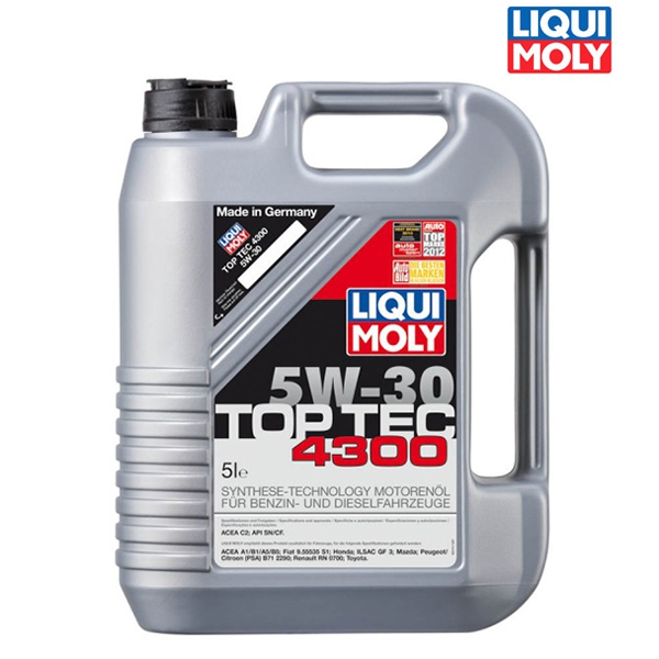 Náplně a údržba - Motorový olej 4T 5W-30 TOP TEC 4300 - 5L