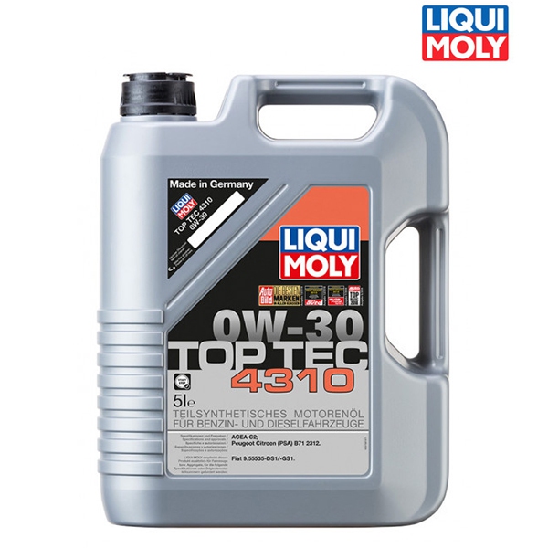 Náplně a údržba - Motorový olej 4T 0W-30 TOP TEC 4310 - 5L