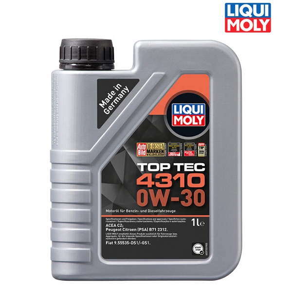 Náplně a údržba - Motorový olej 4T 0W-30 TOP TEC 4310 - 1L
