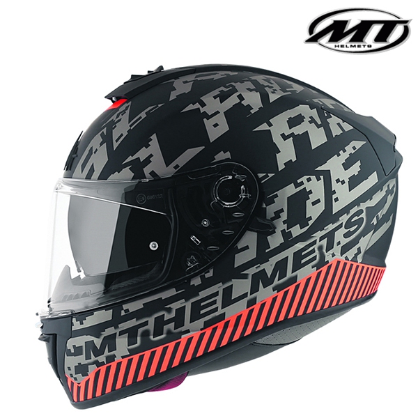 Moto oblečení - Helma MT BLADE 2SV CHECK MATT GREY
