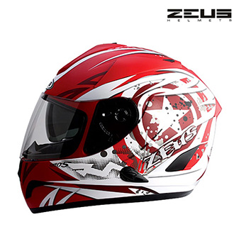 Moto oblečení - Helma ZEUS SHADER STREET RED