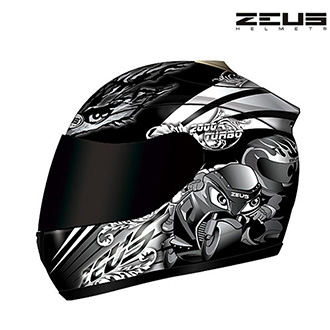 Moto oblečení - Helma ZEUS STYX TURBO BLACK