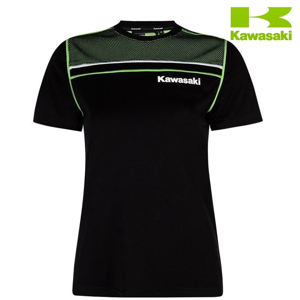 Moto oblečení - Tričko dámské KAWASAKI SPORTS black/green