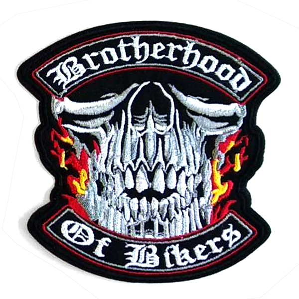 Volný čas a dárky - Nášivka Brotherhood Of Bikers malá