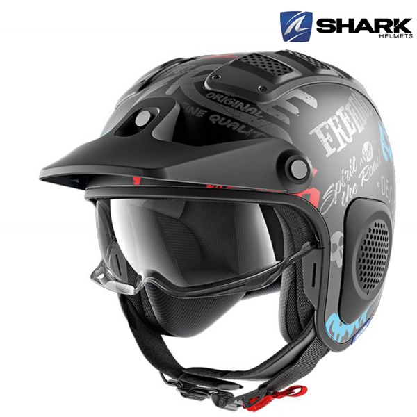 Moto oblečení - Helma SHARK X-DRAK FREESTYLE MAT KAB
