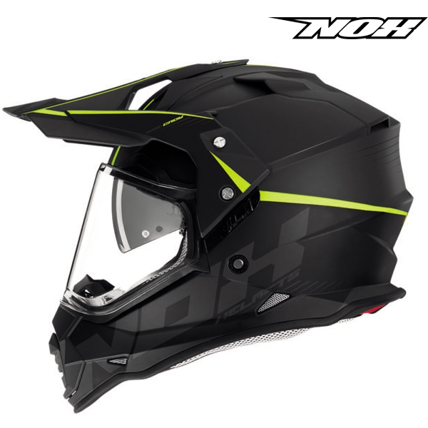 Moto oblečení - Helma NOX N312 CROW žlutá