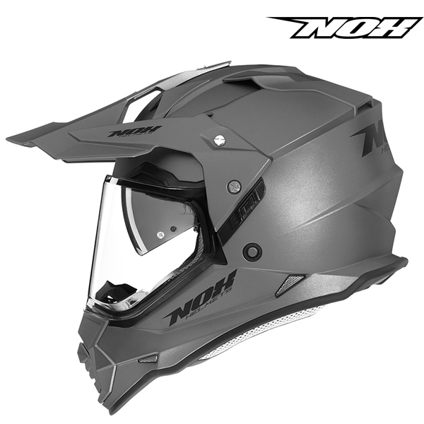 Moto oblečení - Helma NOX N312 stříbrná matná
