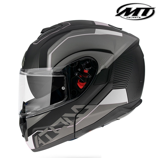 Moto oblečení - Helma MT ATOM QUARK GLOSS WHITE