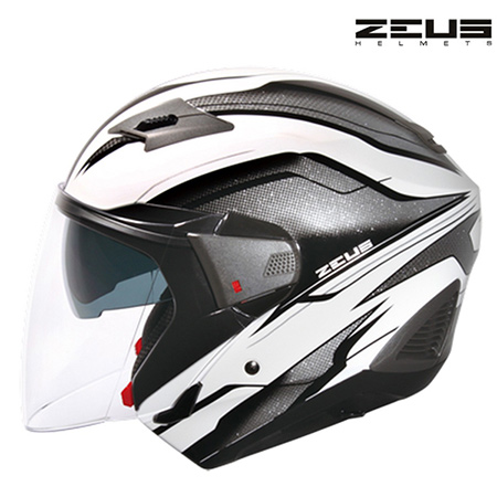 Moto oblečení - Helma ZEUS ZS-611 WHITE/SILVER