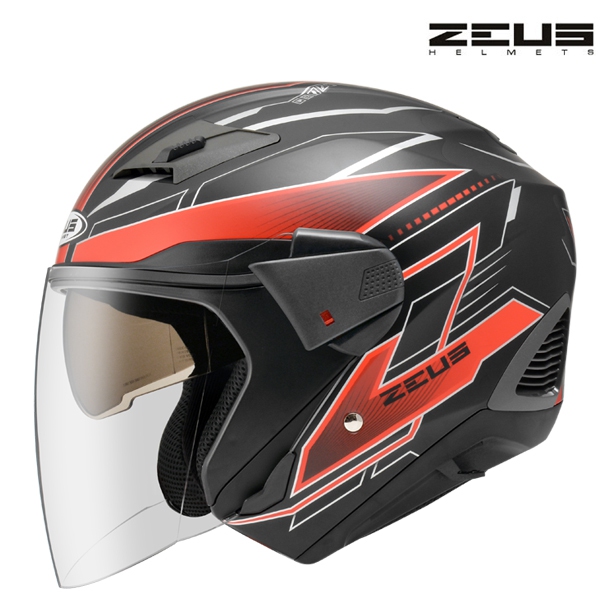 Moto oblečení - Helma ZEUS ZS-611 TT18 BLACK/RED