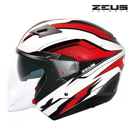 Moto oblečení - Helma ZEUS ZS-611 WHITE/RED