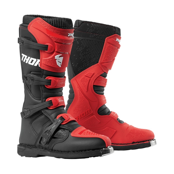 Moto oblečení - Boty THOR BLITZ XP RED/BLACK