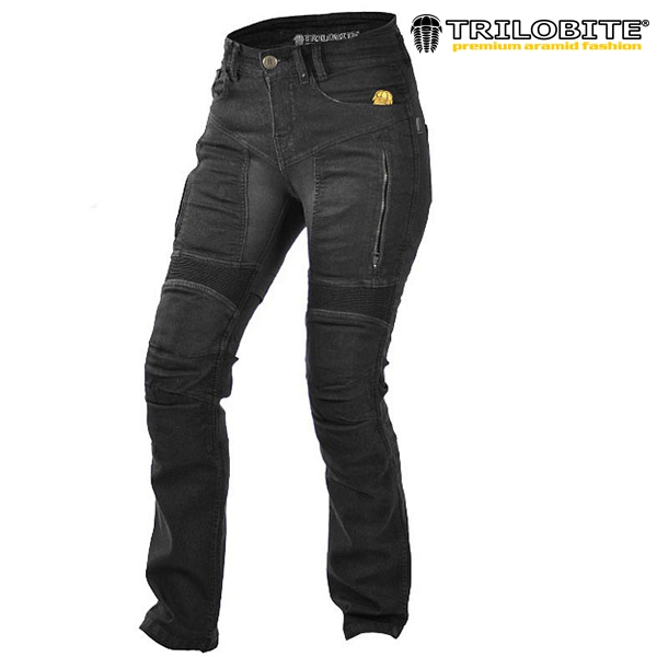 Moto oblečení - Kalhoty TRILOBITE 661 PARADO BLACK dámské