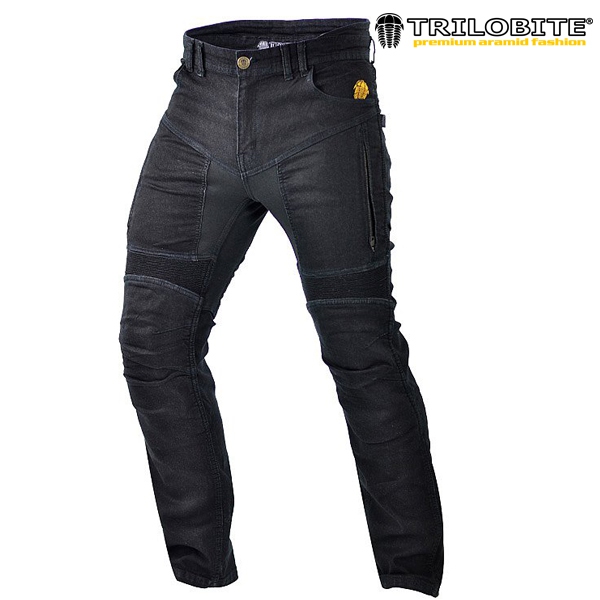 Moto oblečení - Kalhoty TRILOBITE 661 PARADO BLACK SLIM