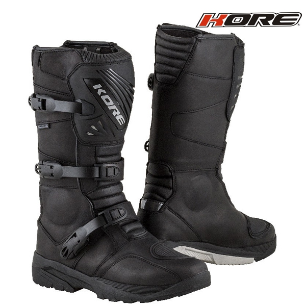 Moto oblečení - Boty KORE ADVENTURE LONG 3.0 BLACK