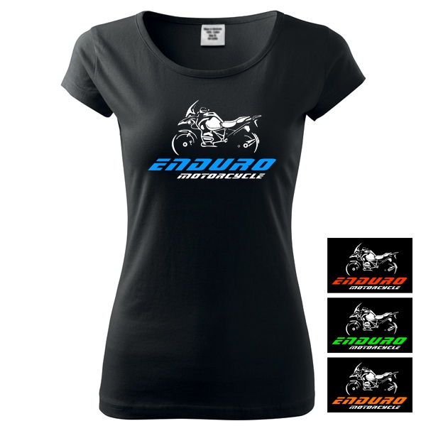 Moto oblečení - Moto tričko dámské ENDURO MOTORCYCLE