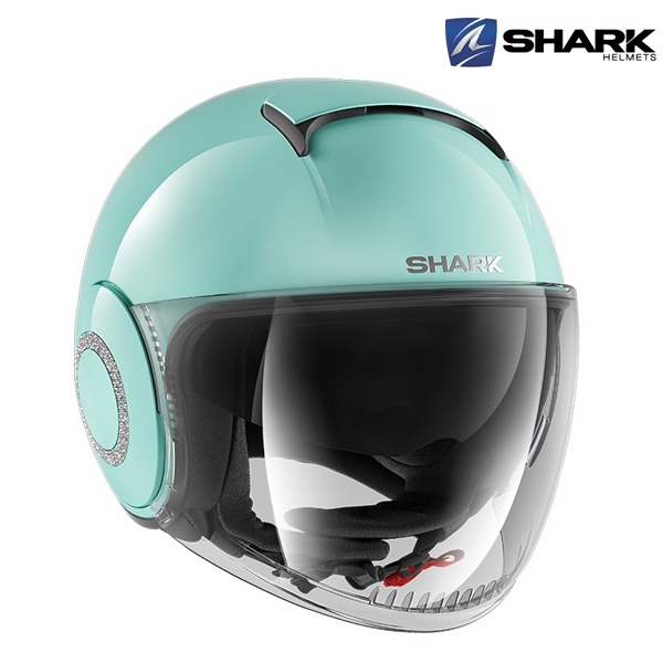 Moto oblečení - Helma SHARK NANO CRYSTAL GRN