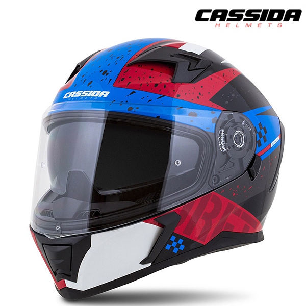 Moto oblečení - Helma CASSIDA INTEGRAL 3.0 DRFT modrá/červená